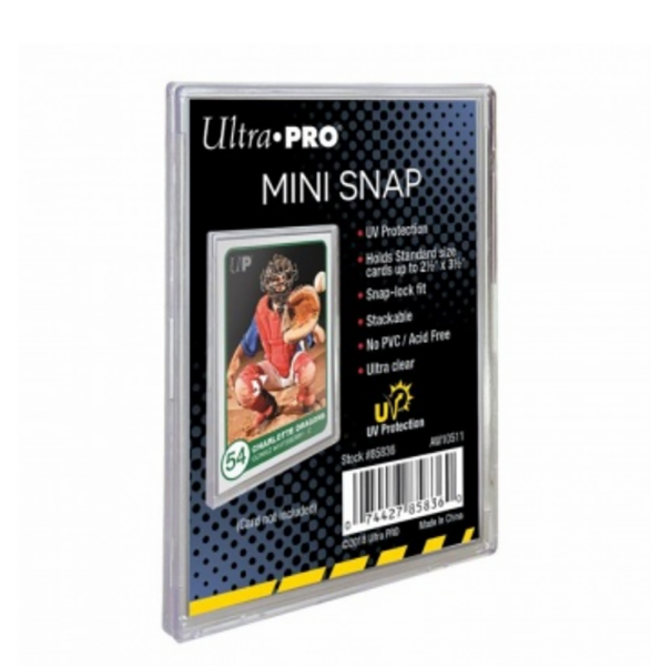 Ultra Pro Mini Snap Hülle für Sammelkarten passt in Deckbox